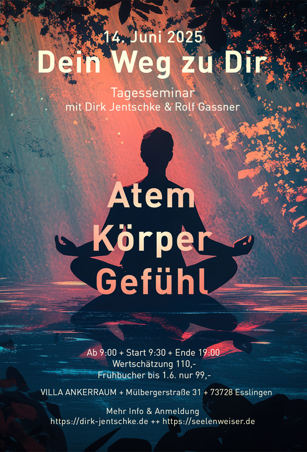 Mann mit freiem Oberkörper und Schrift